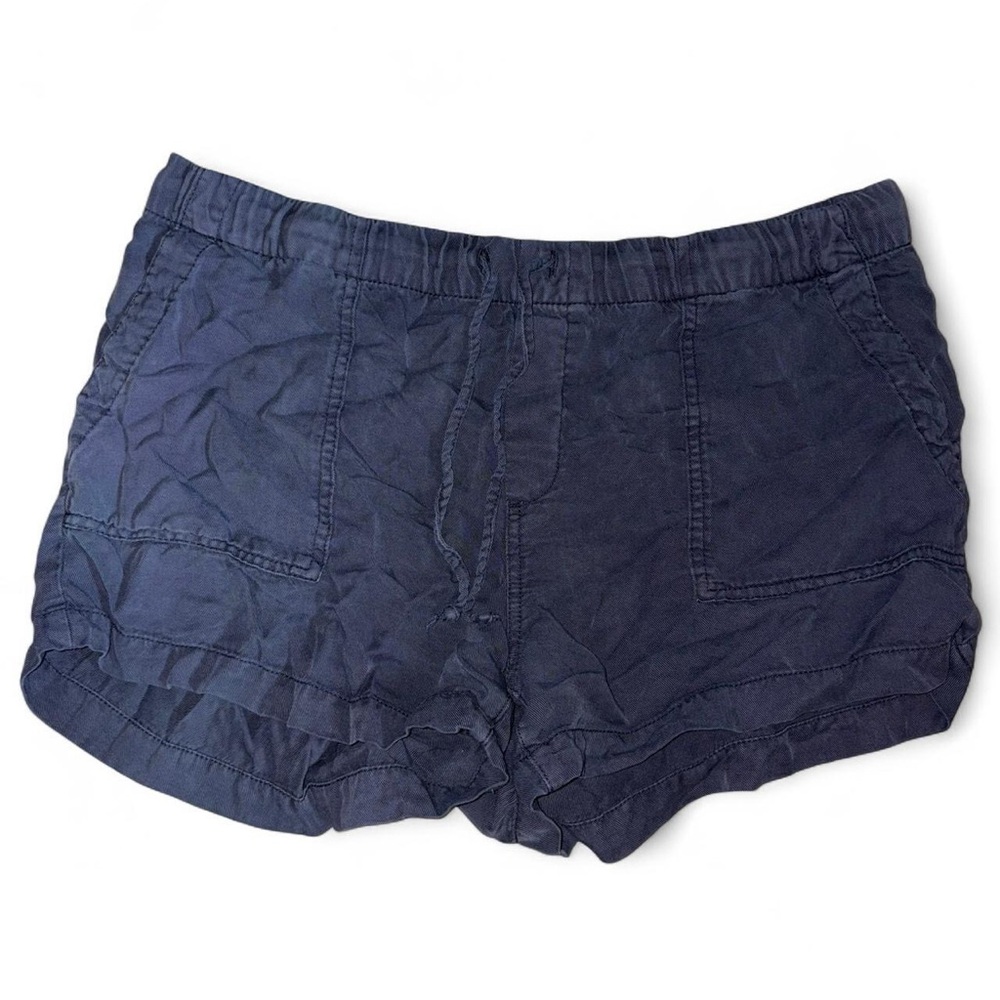 GAP Navy Casual Shorts | Elastic Waist Pockets Everyday Summer Basic (Size M)